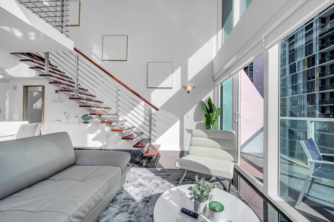Iconic 2 Bedroom Loft Brickell-Stunning Views Miami Buitenkant foto
